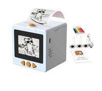 Smart AI Voice Sticker Maker Machine, AI Sticker Box Printer, Inkless Portable Thermal Stickerbox Printer with Display and Voice Control, DIY Label Maker for Scrapbooking, Crafts, Gift Wrapping