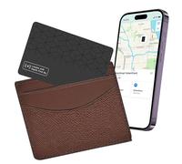 Smart Air Tracker Card Tag iOS, ultra sottile Wallet Tracking Card in formato carta 1,8 mm, ricaricabile Air Tracking Card Compatibile con Apple Find My (solo iOS) per portafoglio/valigia/valigetta da
