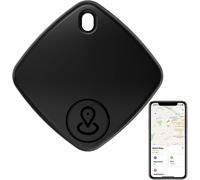 Smart Air Tracker Tag Bluetooth Localizzatore Apple Dov'è GPS - 2 Pezzi - Black