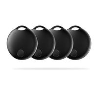 Smart Air Tracker Tag, Compatibile con Apple Dov'è (solo iOS), Smart Tag Bluetooth Tracker Localizzatore per Bagagli, Borse, Portafogli, Zaini, Chiavi, Batteria Sostituibile- 4 Pezzi