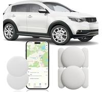 Smart Airtag, GPS Tracker per Auto, Magnetico Nascosto Localizzatore Gps Senza SIM, GPS Auto Localizzatore Compatibile con Apple Find My App per Bambini, Auto, Animali Domestici (2 bianco)