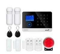 Smart Alarm APP SIM GSM Home RFID Antifurto Sicurezza LCD Touch Tastiera Kit Sensore Di Allarme(W2B222)