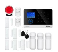 Smart Alarm APP SIM GSM Home RFID Antifurto Sicurezza LCD Touch Tastiera Kit Sensore Di Allarme(W2B362)