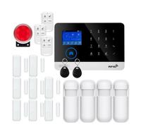 Smart Alarm APP SIM GSM Home RFID Antifurto Sicurezza LCD Touch Tastiera Kit Sensore Di Allarme(W2B483)