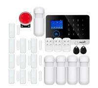 Smart Alarm APP SIM GSM Home RFID Antifurto Sicurezza LCD Touch Tastiera Kit Sensore Di Allarme(W2B5 10 3)