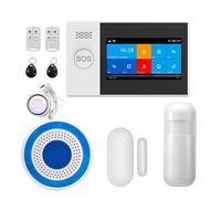 Smart Alarm e GSM di sicurezza allarme domestico intelligente Full Touch da 4,3 pollici con mini sirena interna wireless