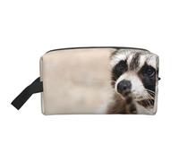 Smart Animals Racoon Nature, organizer per cosmetici di grande capacità, borsa da viaggio per il trucco da donna