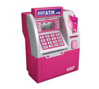 Smart ATM Piggy Bank, Banca elettronica di risparmio di denaro con password, carta bancomat di debito interattiva, alimentatore C, Bill Bank con Piggy