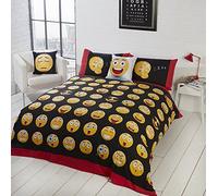 Smart Bedding Rapport Icons - Set Copripiumino, Multicolore, Bianco, King