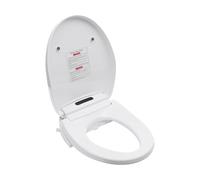 Smart Bidet - Sedile WC elettronico, 1300 W, con funzione di controllo a 3 velocità, per WC intelligente, impermeabile con luce notturna a LED, telecomando senza fili