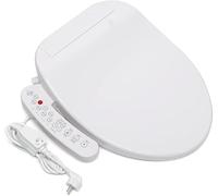 Smart Bidet sedile WC riscaldato con ugello, sedile WC giapponese con diverse modalità di pulizia, luce notturna, temperatura di lavaggio regolabile, facile da pulire