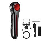 Smart Bike Tail Light, 400 mAh Tipo C USB USB ricaricabile ricaricabile a LED posteriori luci ciclistica a prova di acqua Night Riding Bike Bike Bike Luci posteriori