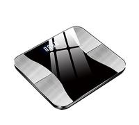Smart Bluetooth Fat Scale Home Bilancia For Grasso Corporeo For Peso Sana Display A LED For Bagno Digitale Elettronica Preciso E Facile Da Leggere(Black)