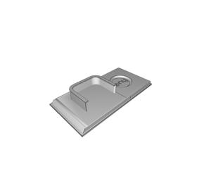 Smart Button Wall Plate for Philips Hue & Aqara - Magnetic Bedside Mount