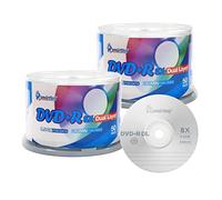 Smart Buy logo 100 Pack DVD + R, DVD + R DL 8.5 GB 8 x double layer Blank data record 100 dischi mandrino