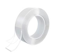 smart by Leviatan Biadesivo Extra Forte Nano Nastro | 3 meters, larghezza 30mm, spessore 2mm | Trasparente, Multifunzione, Rimovibile, Riutilizzabile per Incollare Foto e Poster