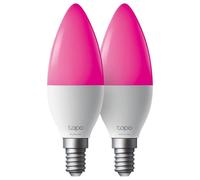 Smart Candela Lampadina 4.8W E14 470 Lumens 2500-6500K Multicolore Confezione 2