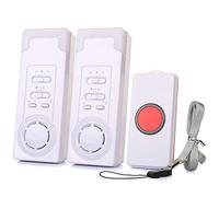 Smart Caregiver Wireless Caregiver Personal Pager System Emergenza Assistenza Allarme Pulsante Chiamata Sistema di Allarme Infermiere -500+ft Campo operativo (2 in 1)