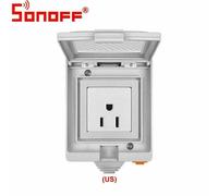 Smart Casa Esterno Presa 13A Interruttore con Fusibile Intemperie Sonoff Tech