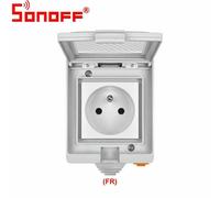 Smart Casa Esterno Presa 13A Interruttore con Fusibile Intemperie Sonoff Tech