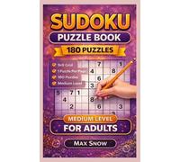 Smart Challenge Sudoku for Adults - Medium Edition (Pocket Size): 180 Engaging 9×9 Puzzles • 1 Puzzle Per Page • Handy 5×8 Travel Format