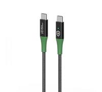 Smart Charge USB-C to USB-C - Cable 2m Black/Green Smart - Charge USB-C to USB-C