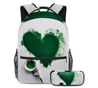 Smart Choice for Students, set di 2 zaini per bambini con borsa per libri da viaggio, colore rosa tie dye, Multicolore#05, B:29.4x20x40cm P:19x7.5x3.8cm, Zaini Daypack