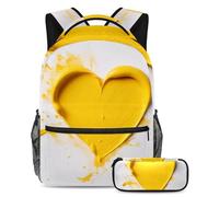 Smart Choice for Students, set di 2 zaini per bambini con borsa per libri da viaggio, colore rosa tie dye, Multicolore#04, B:29.4x20x40cm P:19x7.5x3.8cm, Zaini Daypack