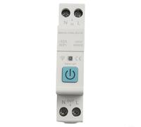 Smart Circuit Breaker 1P+N per app Tuya Smart Life, telecomando tramite app e assistente vocale, timer/conto alla rovescia/loop, memoria interruzione di corrente, 10-63 A (32A)
