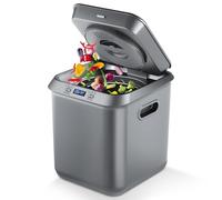 Smart Compost Bin 3.3L, Composter Elettrico Da Cucina Con Display LED, Modalità Smart One Touch E Pulizia Automatica, Bassa Rumorosità E Facile Pulizia, Riciclatore Alimentare Per Cucina Interna gray