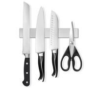 SMART&COOL Porta coltelli magnetico da parete, 25 cm, in acciaio inox, con magnete extra forte, per coltelli, utensili da cucina e utensili