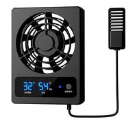 Smart Cooling Fan - Ventilazione, Enclosure Fans, LED Display Forte | Suitable Anfibi Rettili Snakes Terrario Climate Control Low Efficient Airflow Temperature Management Habitat