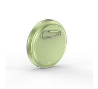Smart Cyber Badge, badge digitale, con display touch 1.7HD con BTV 6.0 e durata della batteria di 30 ore, display GIF/foto/video personalizzabile (verde)