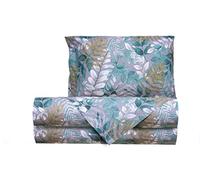 Smart Deco Home Completo letto lenzuola federe letto stampa fantasia fiori foglie floreale 100% Cotone Made in Italy SINGOLO FOLIAGE