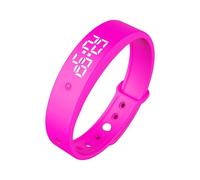 Smart Defeat Alarm Bangle Silenzioso Sveglia Casual Fit Salute Osservare Lunga Durata della Batteria Piano Impermeabile Gruppo