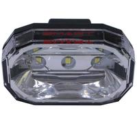 Smart Diamond - Luce Anteriore a 3 LED, Colore: Bianco