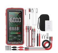 Smart Digital Multimetro Touch Screen 6000 Conta AC/DC Amperometro Voltmetro Ricaricabile Ohm Diodo NCV Tester Lettura Rapida Accurata Facile(683 PRO)