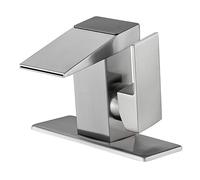 Smart Display Digitale Bacino Lavello Rubinetto Deck Mount Cascata Rubinetti Singolo Foro Miscelatore Acqua Calda Fredda Bathroonm Lavanderia Vasca Gru