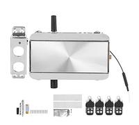 Smart Door Lock, invisibile Keyhole Intelligent Electronic Locking Anti-Theft APP Remote Unlocking Control with 4 Remote Controller for Home Security