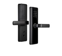 Smart Door Lock Password interna Impronta digitale Sblocco remoto Keycard Antihijack Allarme antimanomissione Carica temporanea alimentata a batteria ,Sicurezza degli accessi(B2 and LB-5050-22160)