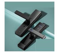 Smart Door Lock Tuya APP Fingerprint Digit Intelligence Electric 5 Unlock Method Support 8 Language Voice Installazione semplice fai da te(22x180)