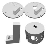 Smart Door Status Display with LED Ring for Remote Access Control Systems