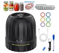 Smart Electric Mason Jar Vacuum Sealer Kit-Automatic-Jar-Vacuum-Sealing-for-con-convezione-conserve-Jars, macchina sottovuoto senza fili 3 in 1 con coperchi larghi e regolari a bocca larga/sacchetti