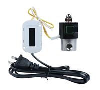 Smart Elettrovalvola - 3/4 di pollice Wi-Fi APP-Controlled Ottone Elettrovalvola 110V AC (acciaio inossidabile, 0.6 pollici)