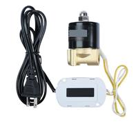 Smart Elettrovalvola - 3/4 di pollice Wi-Fi APP-Controlled Ottone Elettrovalvola a solenoide, 110 V AC (ottone, 0,25 pollici)