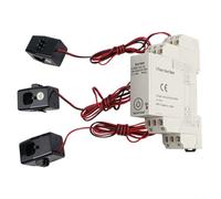 Smart Energy Meter trifase con per convertitore ZIGBEE e corrente, monitor di potenza bidirezionale 3P4W 100A per app Tuya, montaggio su guida DIN per il monitoraggio in tempo reale di tensione e