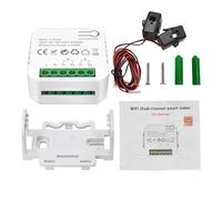 Smart Energy Meter Ty Consument Monitor con 2 80A CT Statistica elettrica Statistica Currente Utilizzo dell'elettricità Trasformatore per rilevare il di generazione di energia