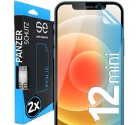 smart engineered 3D Pellicola protettiva per schermo per Apple iPhone 12 Mini [2 pezzi Transparente, Case-friendly, Non Vetro Temperato ma Pellicola Protettiva TPU