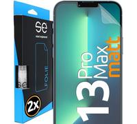 smart engineered 3D Pellicola protettiva per schermo per Apple iPhone 13 Pro Max antiriflesso [2 pezzi Opaco, Case-friendly, Non Vetro Temperato ma Pellicola Protettiva TPU