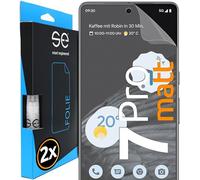 smart engineered 3D Pellicola protettiva per schermo per Google Pixel 7 Pro antiriflesso [2 pezzi Opaco, Case-friendly, Non Vetro Temperato ma Pellicola Protettiva TPU